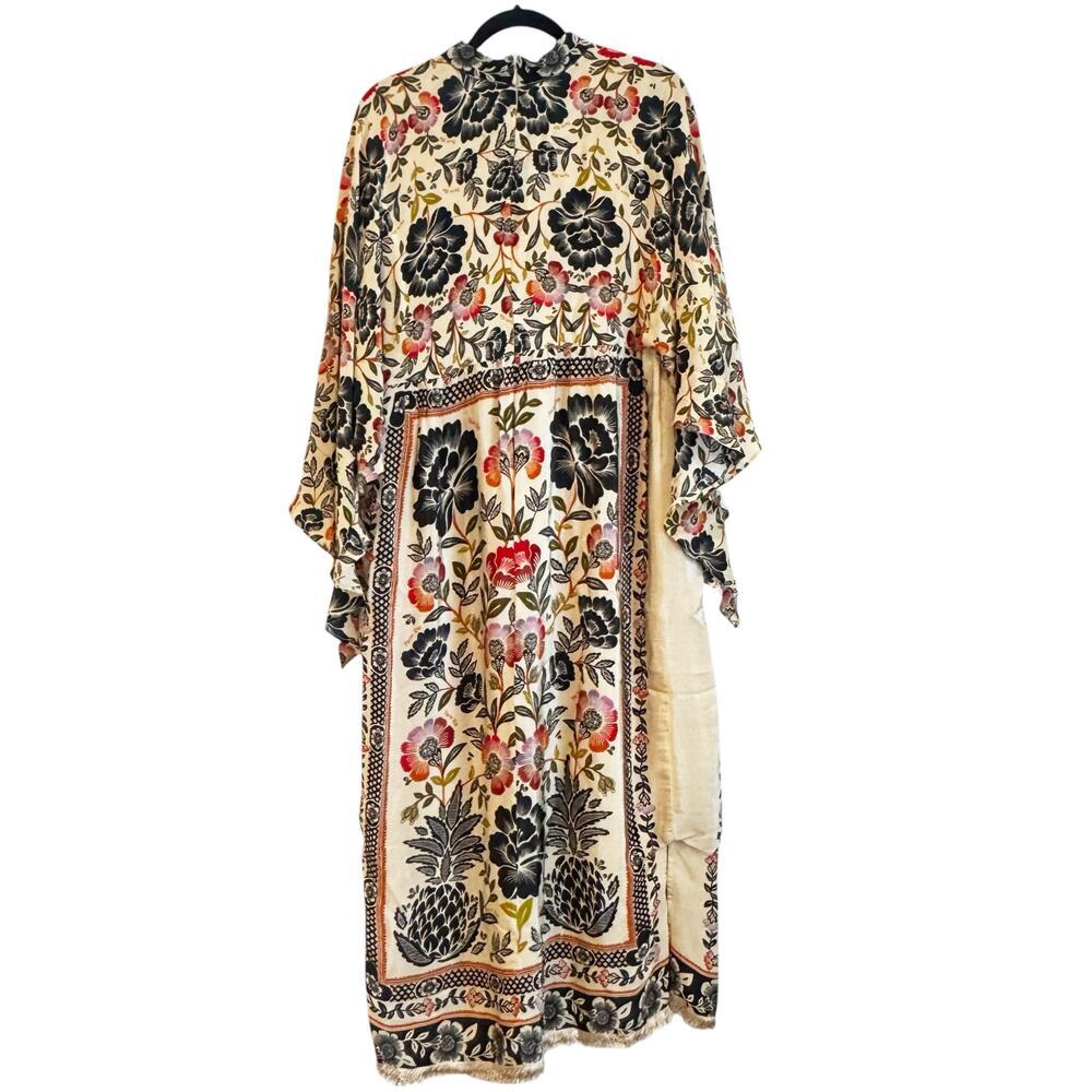 Farm Rio Women's Maxi Dress Long Sleeve Romantic Garden Size Large NWT - Picture 6 of 12